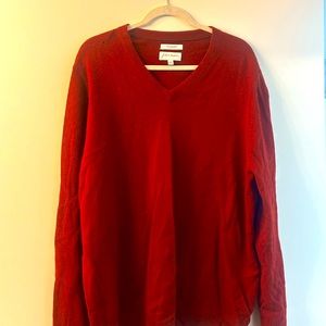 Maroon cashmere sweater